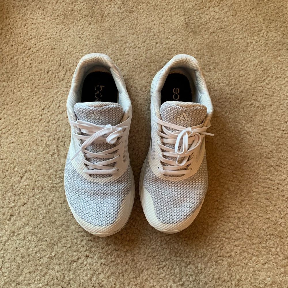 Adidas white bounce shoes